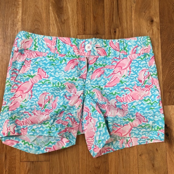 Lilly Pulitzer Callahan Short Cute Lobster Size 0! - Picture 1 of 3